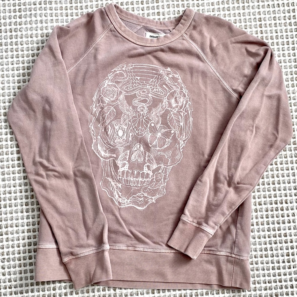 Zadig & Voltaire Skull Sweatshirt Rose